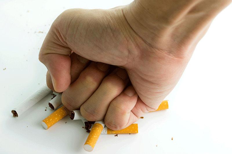 戒掉用手砸香烟